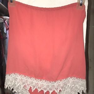 Pink/Orange Crop top